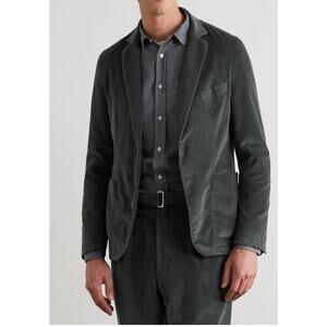 Officine Générale - Cotton-Blend Corduroy Blazer /Gray /IT 46